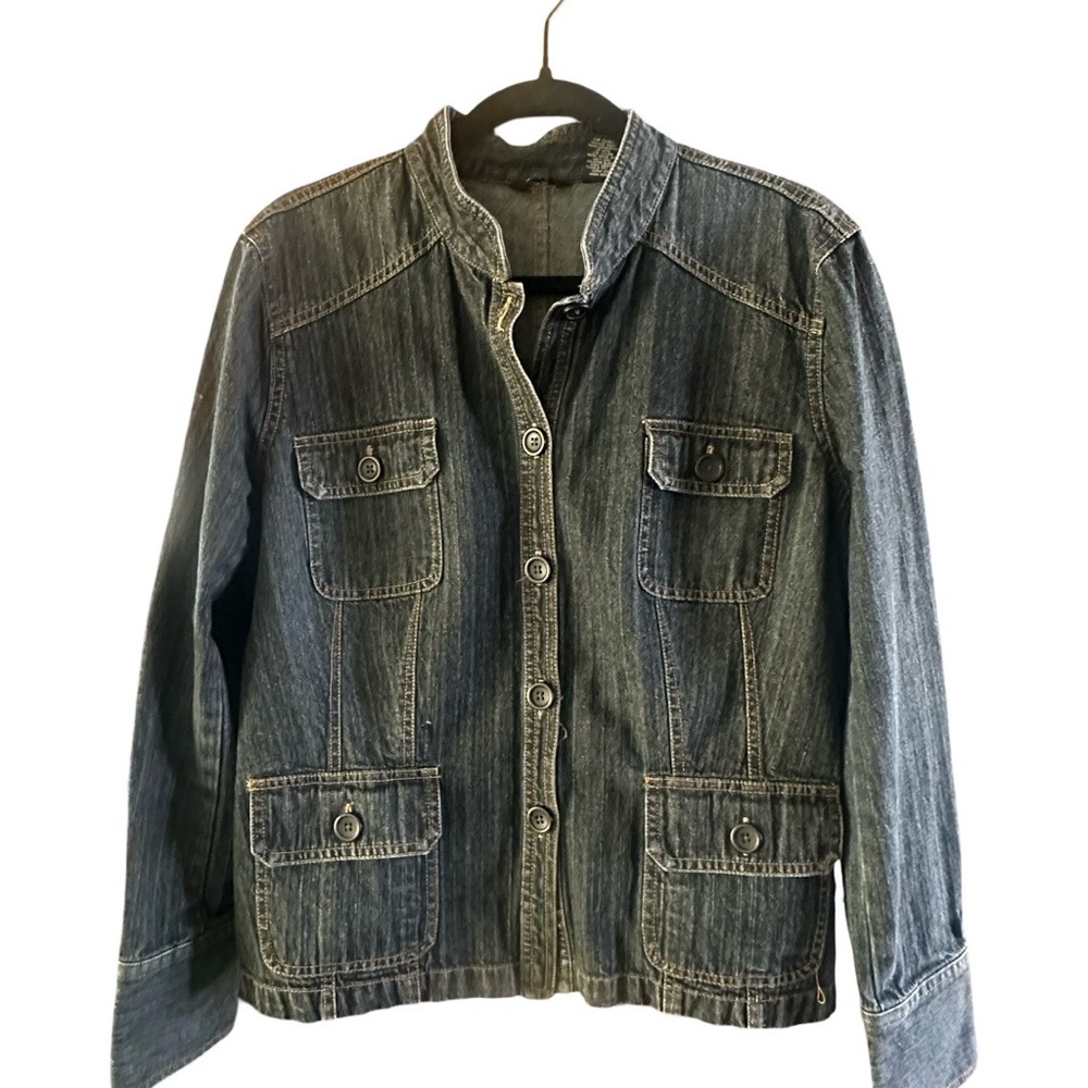 Mossimo Supply Co. Blue Denim Jacket YT7
